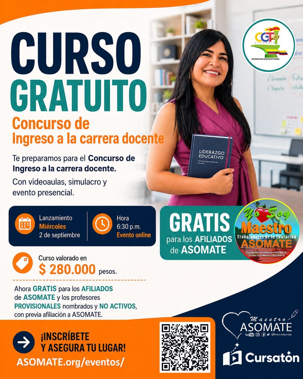 Curso gratuito para el concurso docente